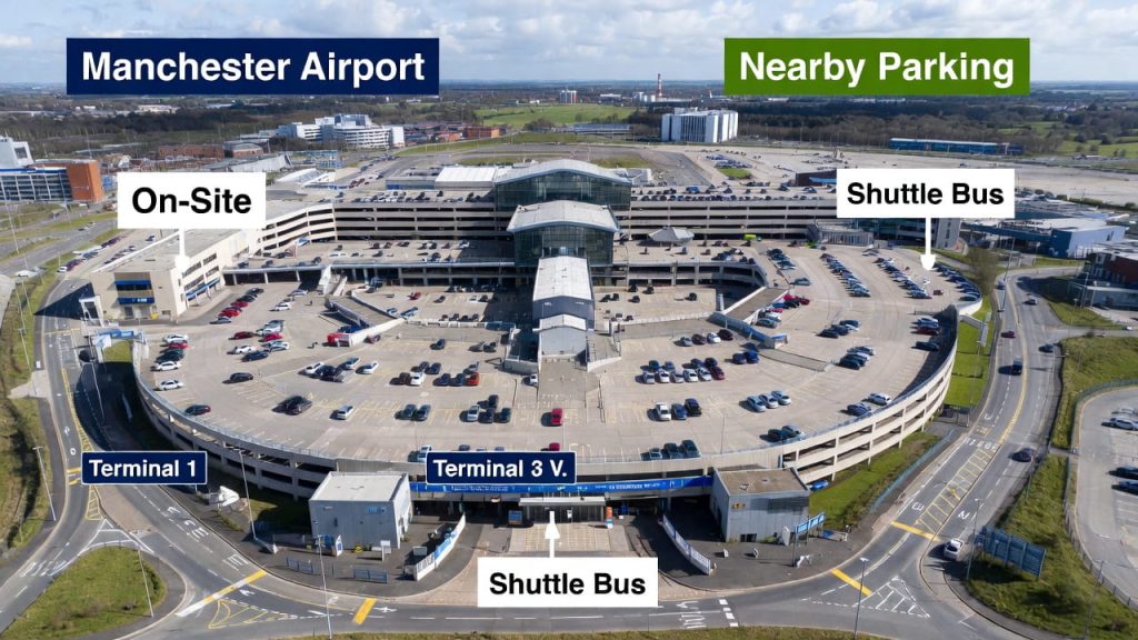On-site vs nearby parking visual or airport access roads (1)